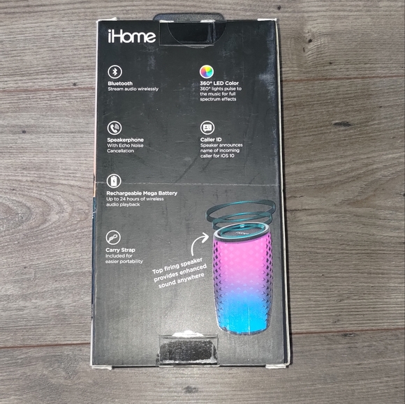 iHome Wireless color changing speaker - Picture 3 of 4